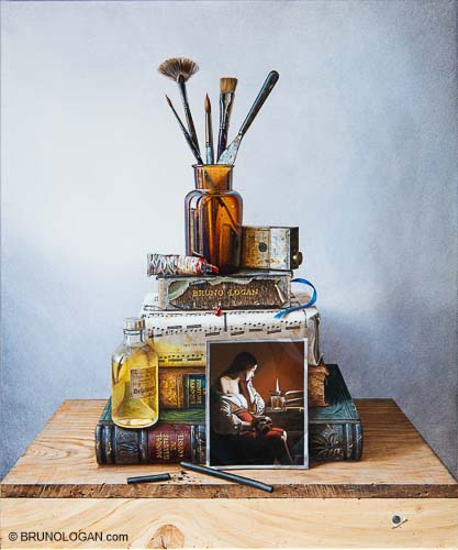 Bruno Logan - Trompe-l'oeil Painting